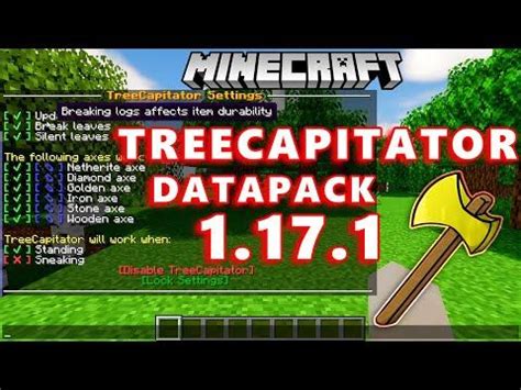 TreeCapitator DataPack 1 17 1 For Minecraft Spotlight Installation