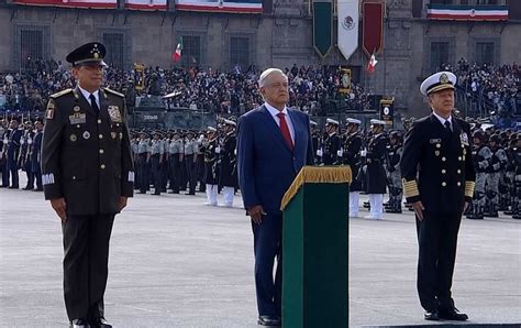 Celebra Amlo La Independencia Y Destaca A La Guardia Nacional