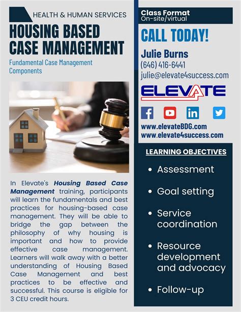 Housing Based Case Management Elevateusa