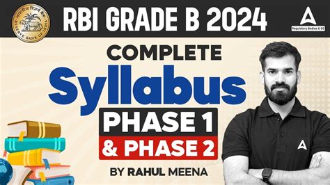 Rbi Grade B Syllabus Rbi Grade B Phase Phase Syllabus