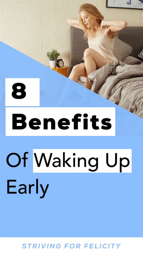 8 Benefits Of Waking Up Early Striving For Felicity