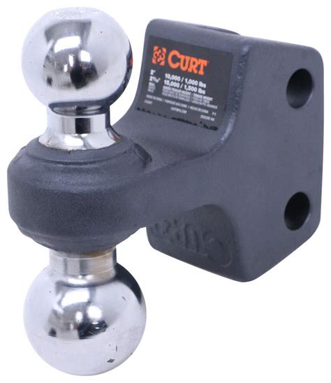 Curt Dual Hitch Ball Attachment For Rebellion XD Adjustable Ball Mount