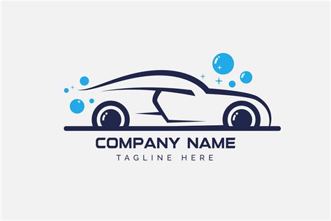 Car Wash Logo Concept Illustrator Graphic By Toufiqulbd · Creative Fabrica