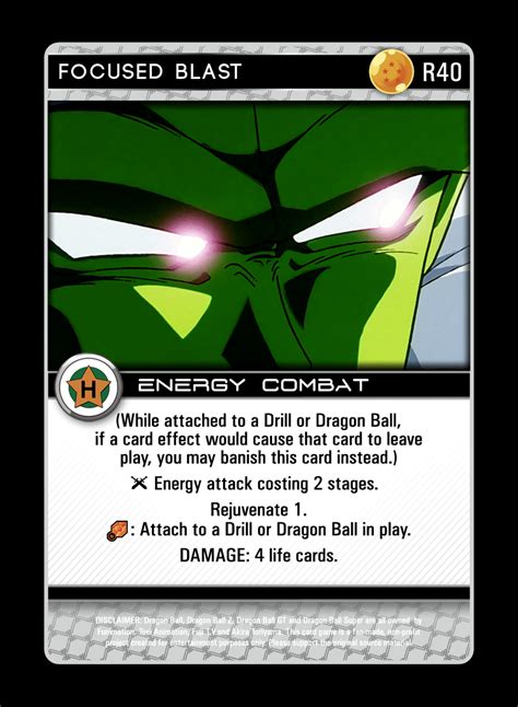 Focused Blast Dragonballztcg Wiki Fandom