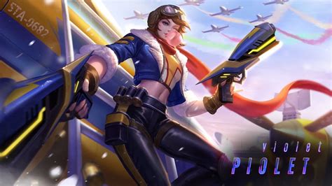 Violet Piolet Skin Arena Of Valor Youtube