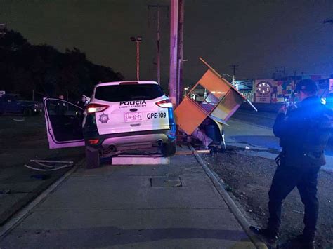 Patrulla Se Pasa Alto Y Provoca Accidente En Guadalupe