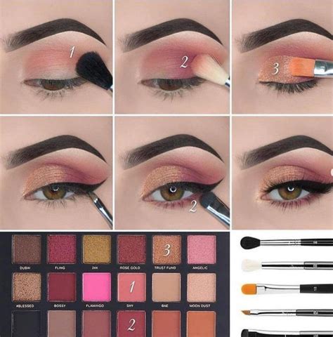 How To Draw Eyeshadow Makeup Tutorials Step By Step Lilyart Trucco