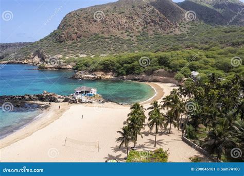 Aerial View Of Tarrafal Beach In Santiago Island In Cape Verde Cabo