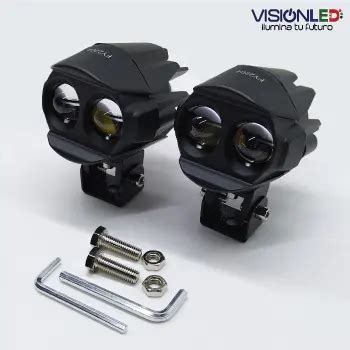 Foco Moto Exploradora Doble Bicolor Vicera Vision Led