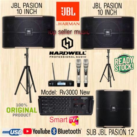 Jual Set Paket Sound System Karaoke Jbl Pasion Ampli Hardwell Sub