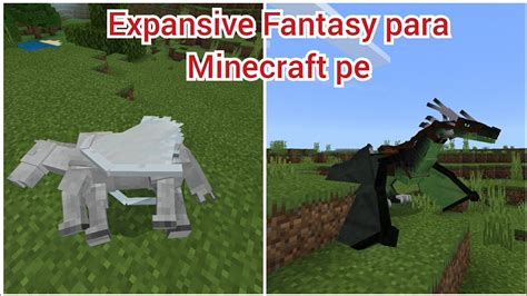 Addon Expansive Fantasy Para Minecraft Pe Youtube