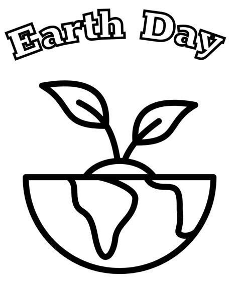Earth Day Free Coloring Page Download Print Or Color Online For Free