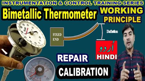 Bimetallic Thermometer Strip Working Principlethermostat Working Animationcalibrationrepair