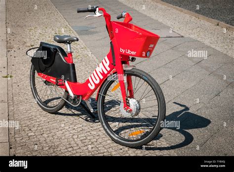 Berlin Germany June 2019 Electric Bike Sharing Bicycle JUMP By