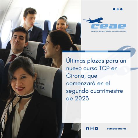 Últimas plazas para un nuevo curso TCP en Girona que comenzará en el