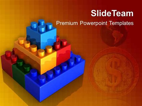 Big Building Blocks Powerpoint Templates Lego Construction Teamwork Ppt