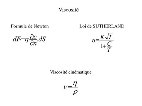 Découvrir 95 imagen formule viscosité cinématique fr thptnganamst edu vn