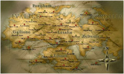 Final Fantasy Tactics Map