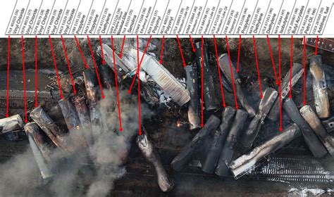 Ohio Train Derailment Maps Revisiting Impact On East Palestine