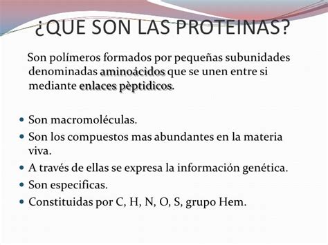 Proteinas Generalidades