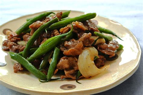 さやいんげんと牛肉のオイスター炒め サントリー レシピッタ あなたにぴったり、お酒に合うかんたんレシピ