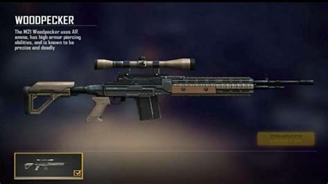 Garena Free Fire: New M21 Woodpecker Gun in Free Fire