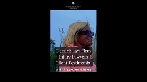 Client Testimonial Derrick Law Firm South Carolina Personal Injury