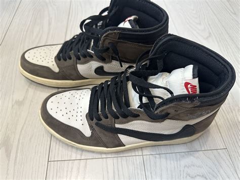 【やや傷や汚れあり】nike Air Jordan 1 High Og Ts Sp 27 5cm Cd4487 100の落札情報詳細