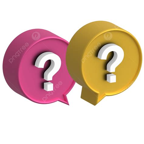 3d Question Mark Icon Sign Or Ask Faq And Qa Answer Solution