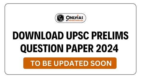 Upsc Prelims 2024 Question Paper Marga Salaidh