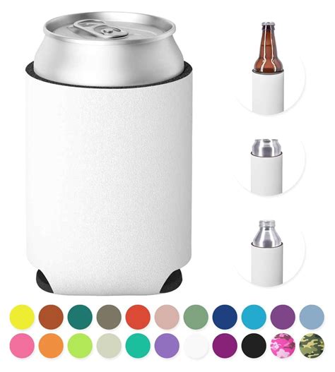 Zengpin Blank Beer Can Coolers Pack Can Cooler Sleeves