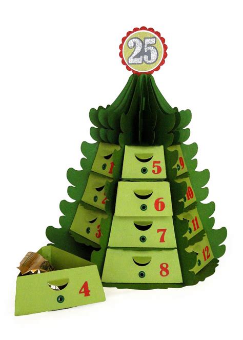 Needles N Knowledge Christmas Countdown Tree Stack Tutorial