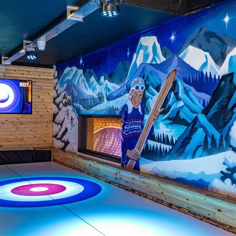 Ice-free Curling | Roxy Ball Room | Roxy Lanes