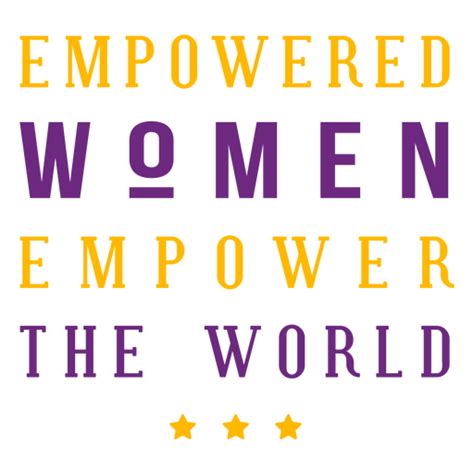 Empowered Women Lettering Png And Svg Design For T Shirts