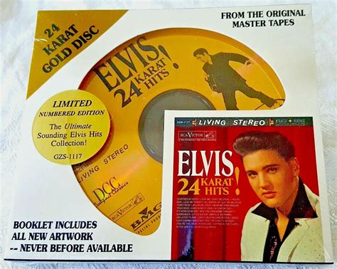 Elvis Presley 24 Karat Hits Dcc 24k Gold Cd Audiophile Ltd Ed D