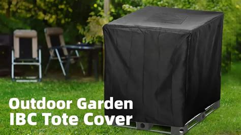 Beeland 275 Gallon Water Tank Protective Covers Black Garden Waterproof