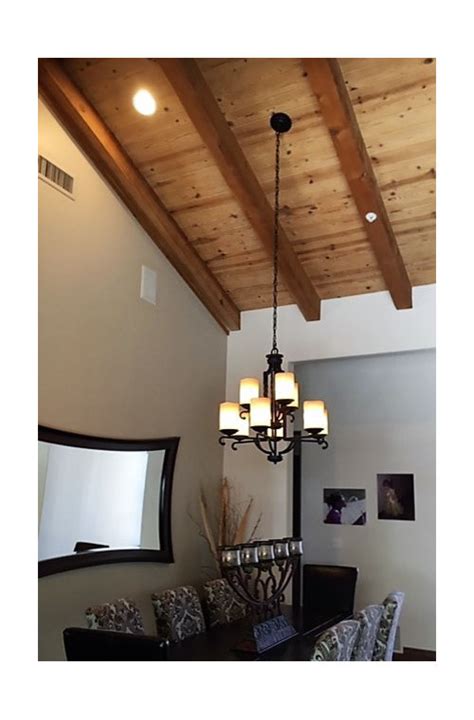Vaulted Ceiling Chandelier Installation | Shelly Lighting