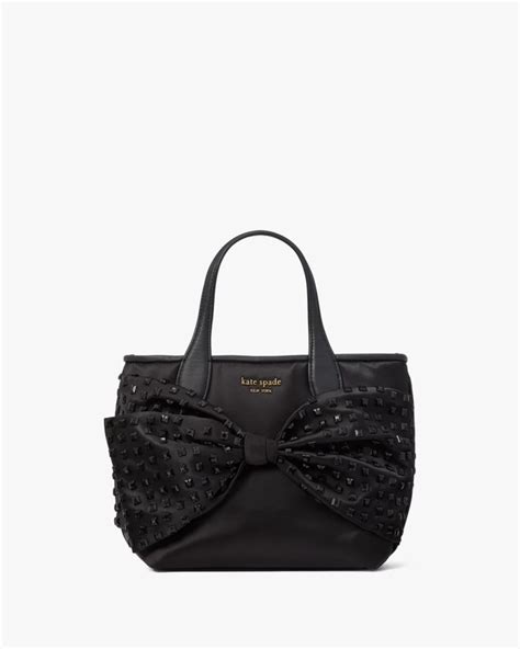 On Purpose Embellished Satin Bow Tote Kate Spade Gb