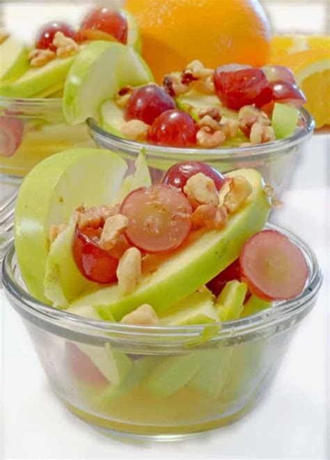 Apple Grape Salad With Citrus Vinaigrette