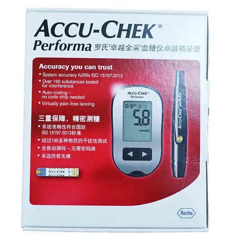 Accu Chek Performa Medidor De Glicose No Sangue A Car Actieve Tester