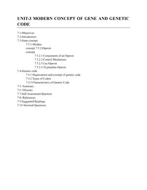 Genome Organization Very Detailed Lecture Notes ORGANIZATION OF