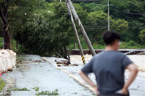 颱風軒嵐諾侵韓國 傳土石流及停電災情1人失蹤 國際 中央社 Cna