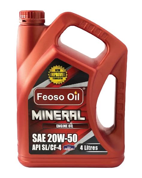 Mineral Engine Oil Sae W Feoso Oil