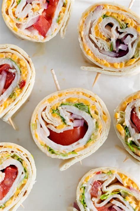 Pimento Cheese Pinwheels With Turkey The Cheese Knees