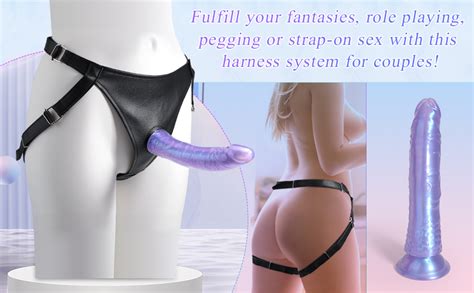 Amazon Strap On Dildo 8 3 Inch Realistic Cock With Adjustable