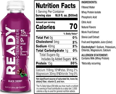 Healthy Protein Water Welectrolytes Rzepbound