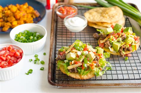 Classic Tostadas With Ground Beef Cook Smarts