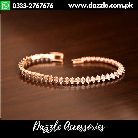 Gold Plated Ladies Bracelet Pakistan Dazzle Accessories