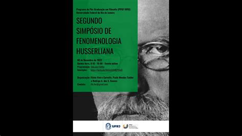 Segundo Simp Sio De Fenomenologia Husserliana Youtube