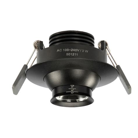 5w Led Recessed Downlight Beam Angle Adjustable Over Cabinet Lighting